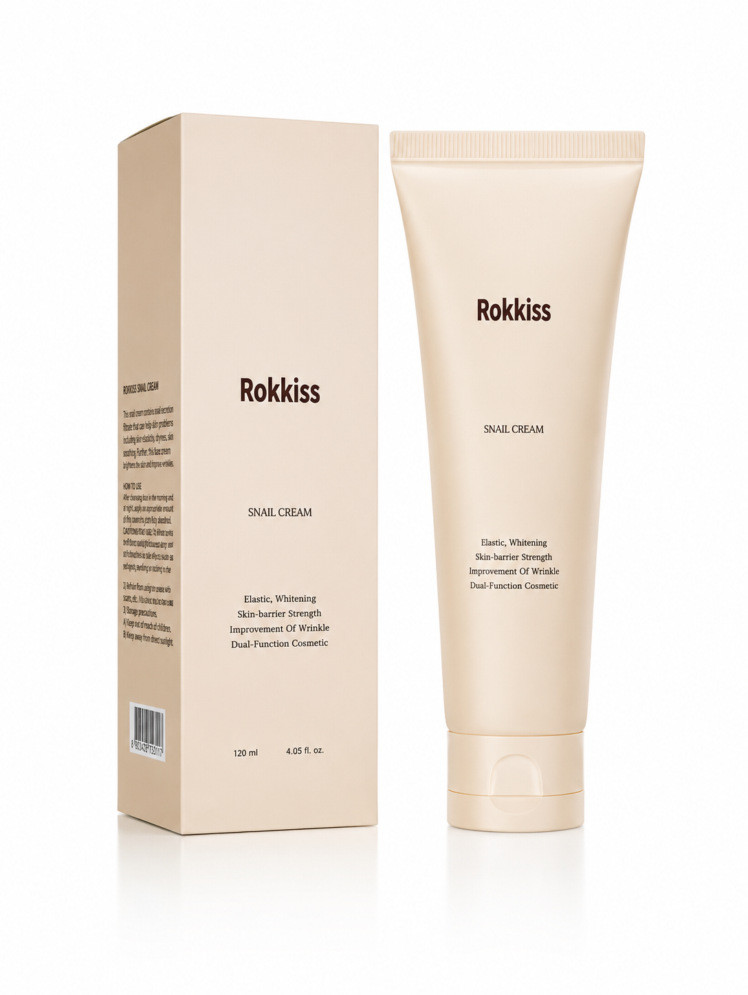 Snail Mucin Intensive Repair Cream – Deep Hydration & Elasticity Care | 120ml