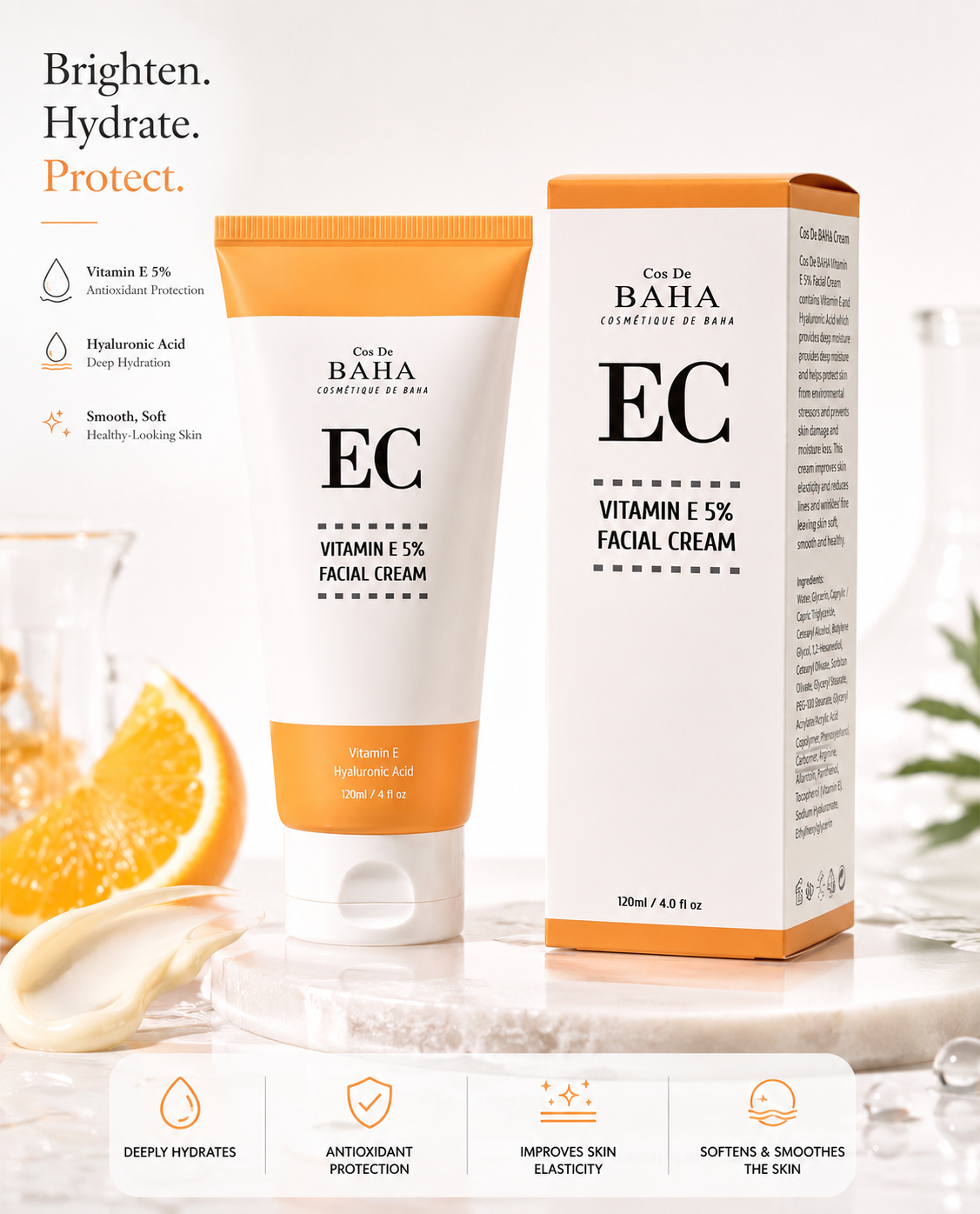 Vitamin E Recovery Cream Barrier Repair + Deep Hydration Treatment