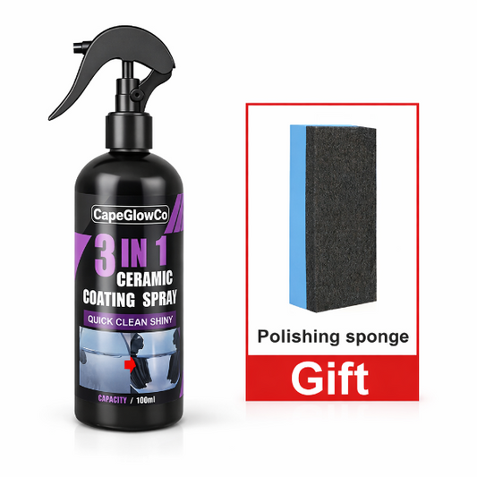 CapeGlowCo 3-in-1 Ceramic Coating Spray 100ml